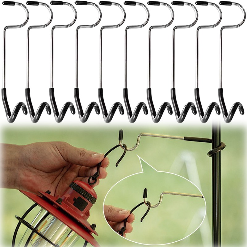 1-10PCS Camping Tent S Hook St - Outdoor Camping Gazebo 评论和价格