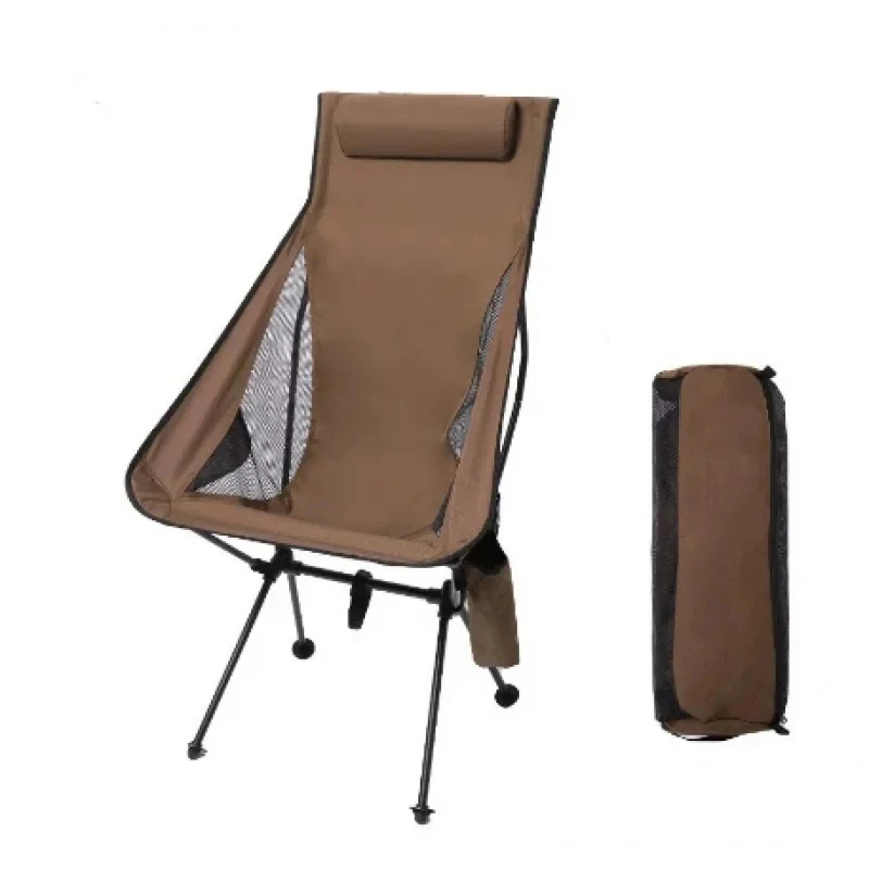 3 Colors Foldable High Back Ca - Outdoor Camping High Chair 评论和价格