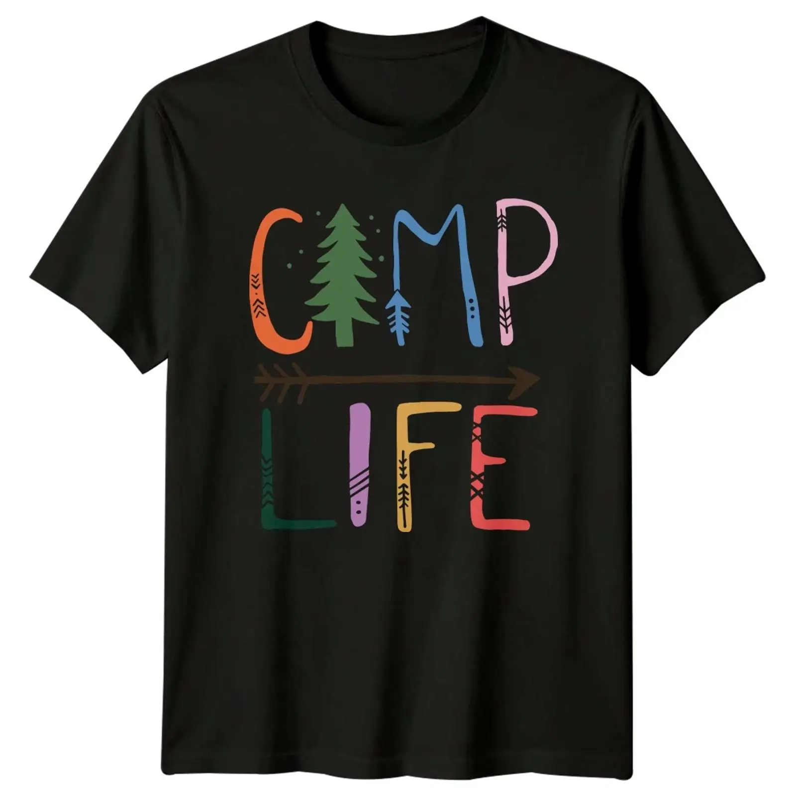 Camp Life T Shirt Rustikal Out - Outdoor Und Camping 评论和价格