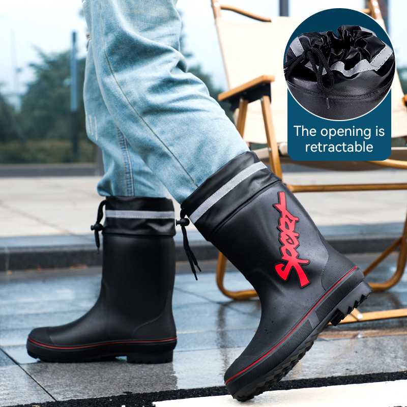 Men's Rain Boots Camping Fishi - Outdoor Camping In Winter 评论和价格