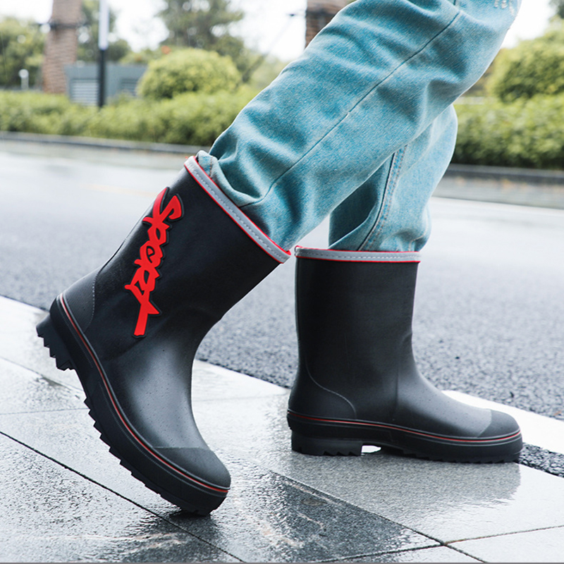 Men's Rain Boots Camping Fishi - Outdoor Camping In Winter 评论和价格