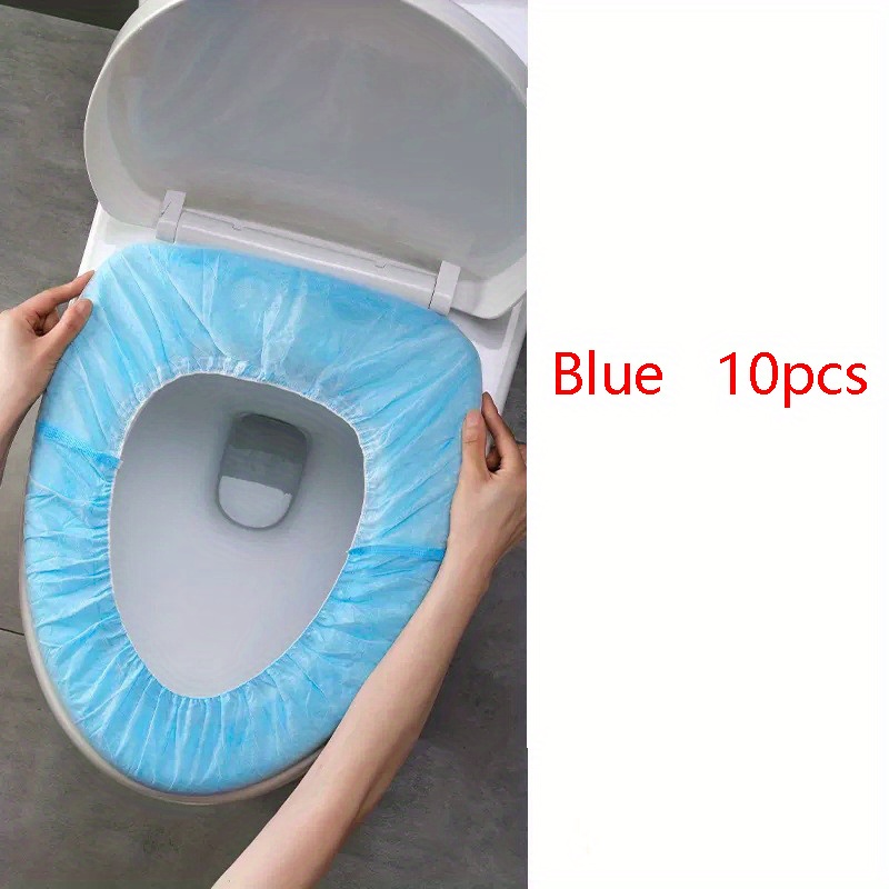 10Pcs Blue Disposable Toilet S - Outdoor Camping Toilet 评论和价格
