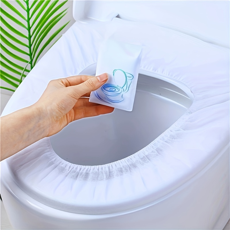 10Pcs Blue Disposable Toilet S - Outdoor Camping Toilet 评论和价格