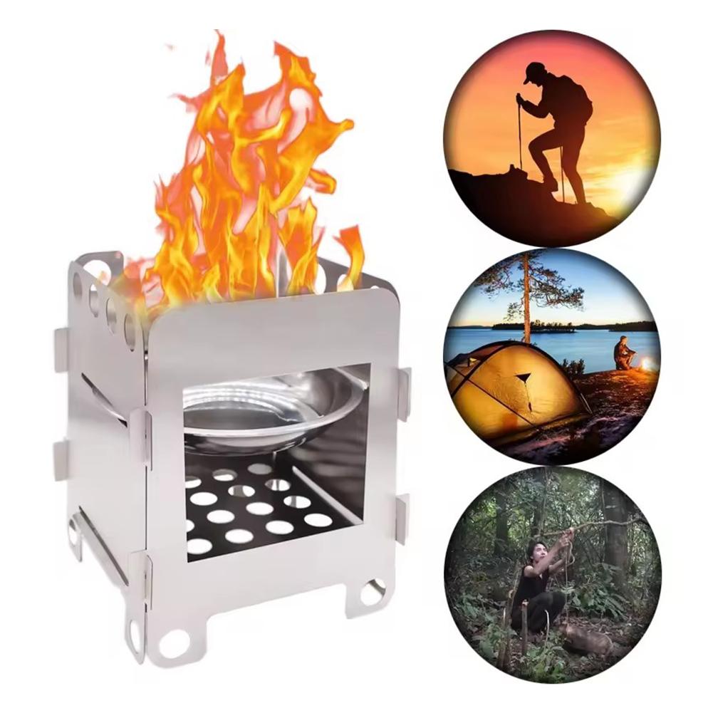 Folding Camping Wood Stove Por - Outdoor Gas Camping Oven 评论和价格