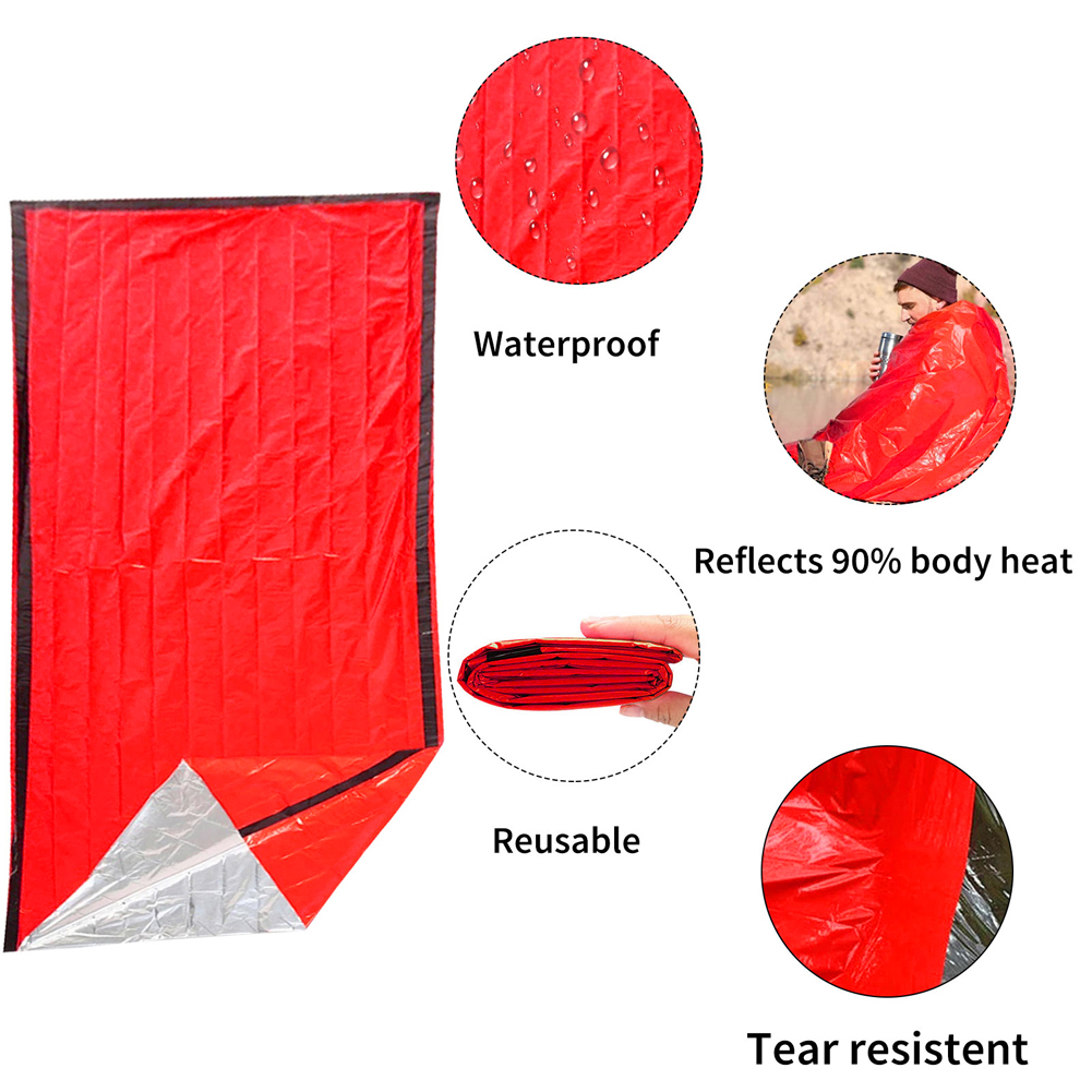 Portable Waterproof Emergency  - Outdoor Camping Sleeping Bag 评论和价格
