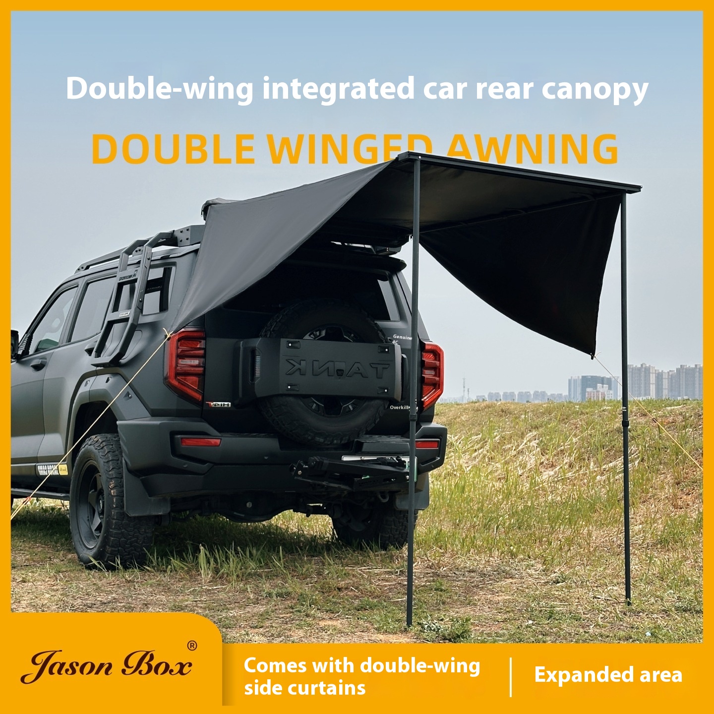 Aluminum Alloy Black Double-wi - Outdoor Camping Car Tail Tent 评论和价格