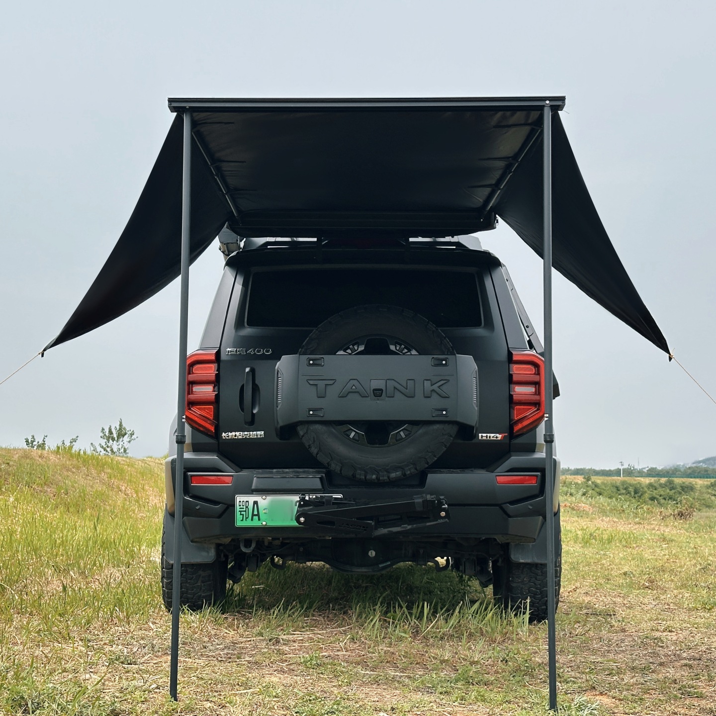 Aluminum Alloy Black Double-wi - Outdoor Camping Car Tail Tent 评论和价格