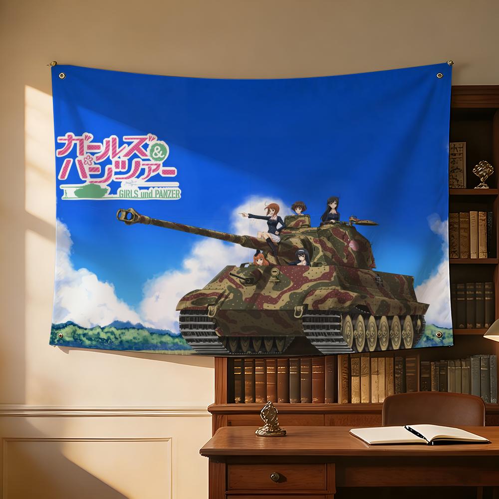 Girls Und Panzer Flags Outdoor - Outdoor Und Camping 评论和价格