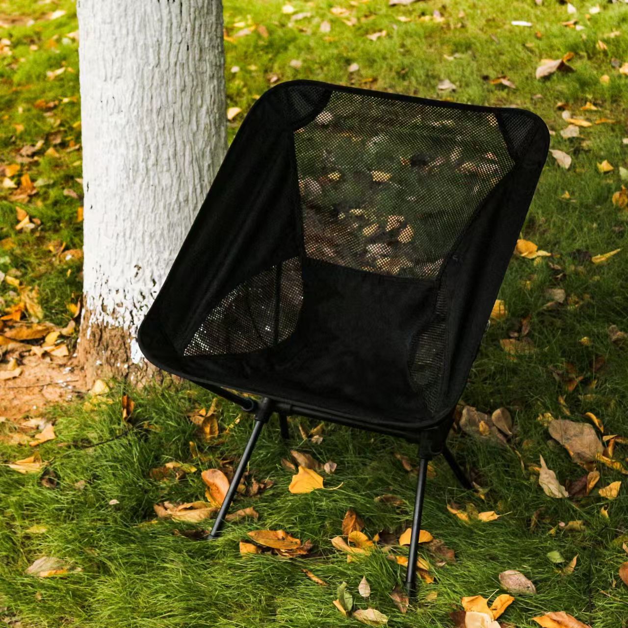 Outdoor folding chair, portabl - Outdoor Camping High Chair 评论和价格