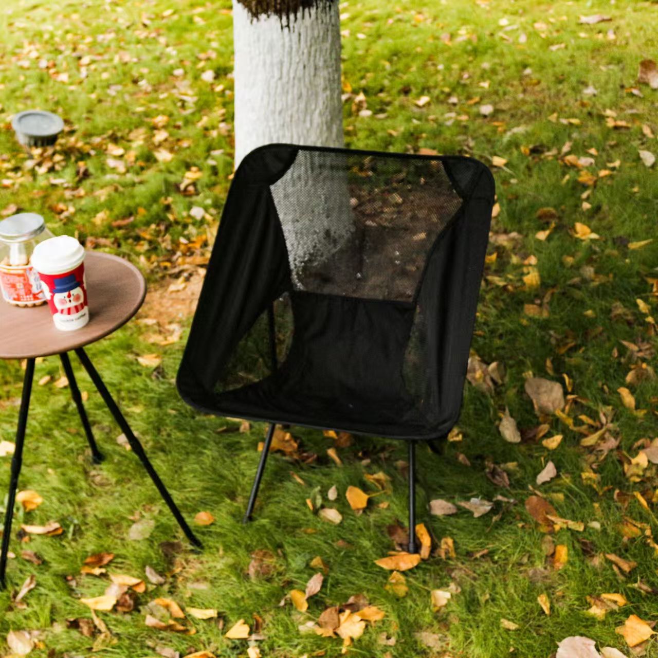 Outdoor folding chair, portabl - Outdoor Camping High Chair 评论和价格