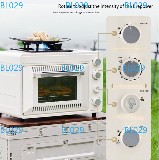 Portable small baking oven Hou - Outdoor Gas Camping Oven 评论和价格