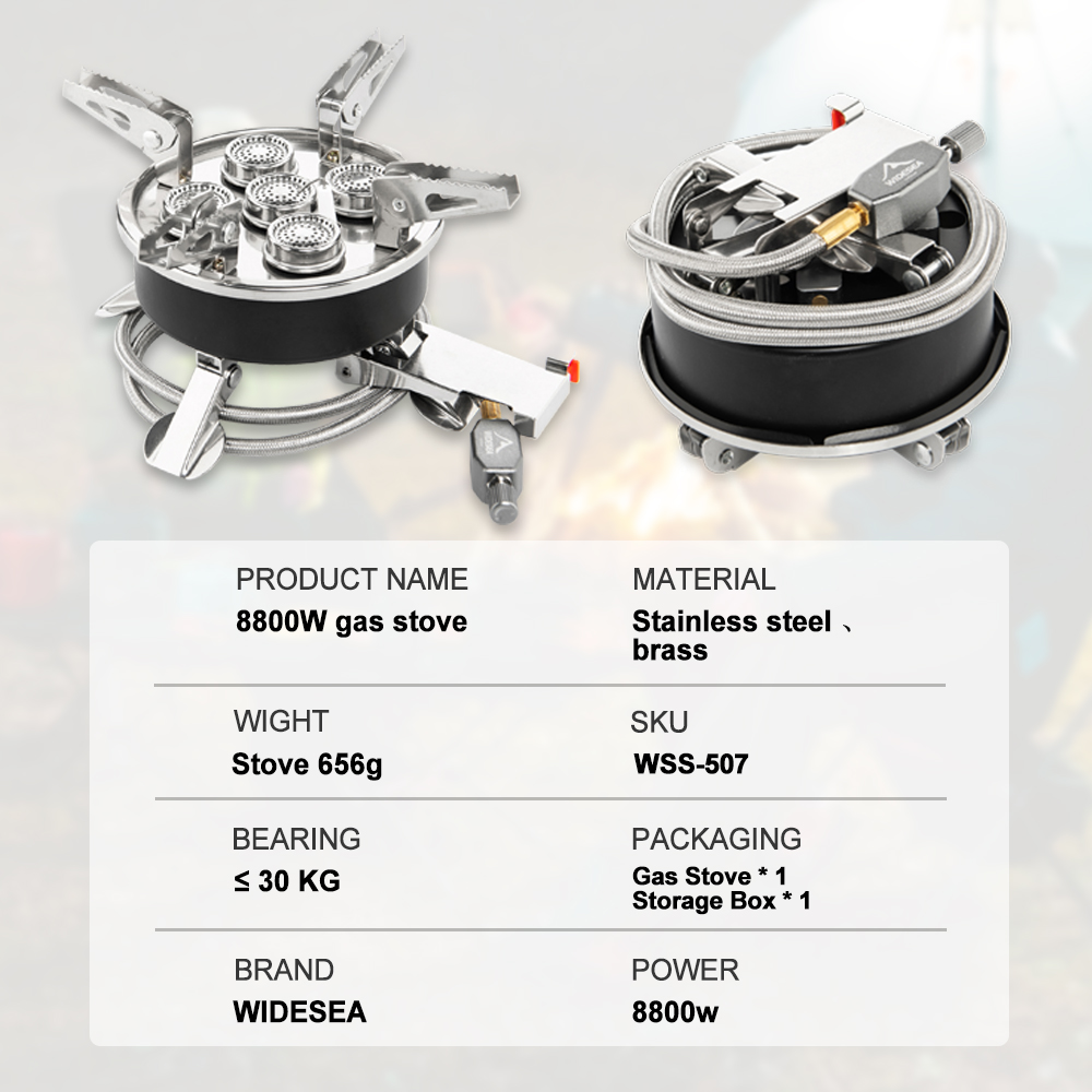 Widesea Camping 8800W Gas Stov - Outdoor Gas Camping Oven 评论和价格