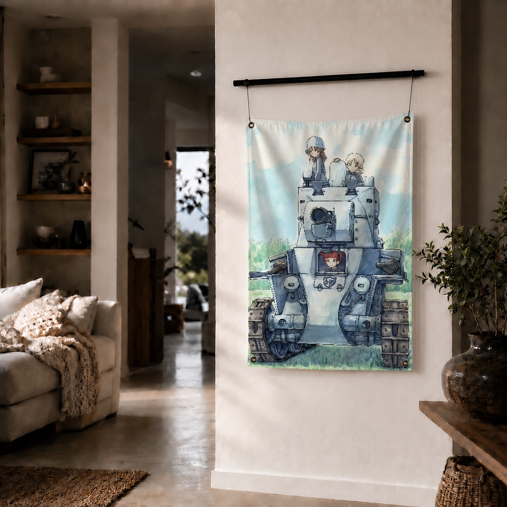 Girls und Panzer Anime flag De - Outdoor Und Camping 评论和价格