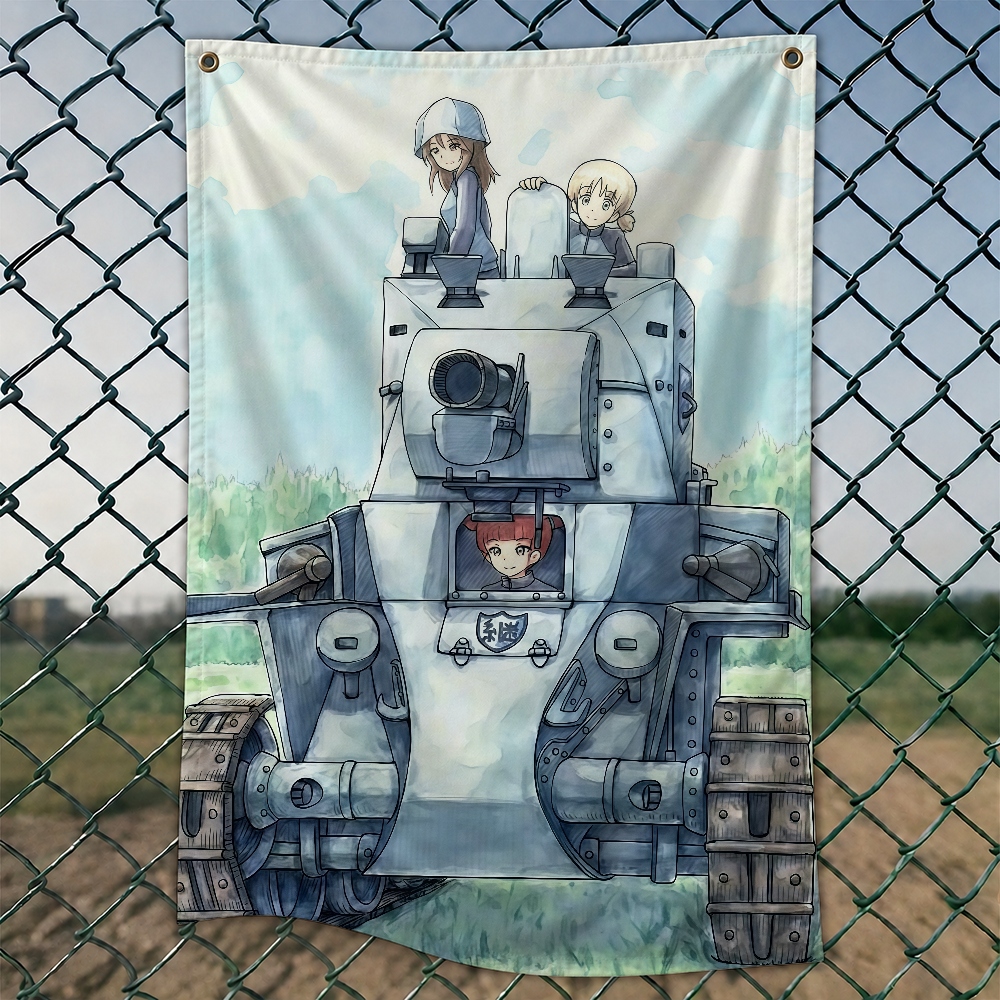 Girls und Panzer Anime flag De - Outdoor Und Camping 评论和价格