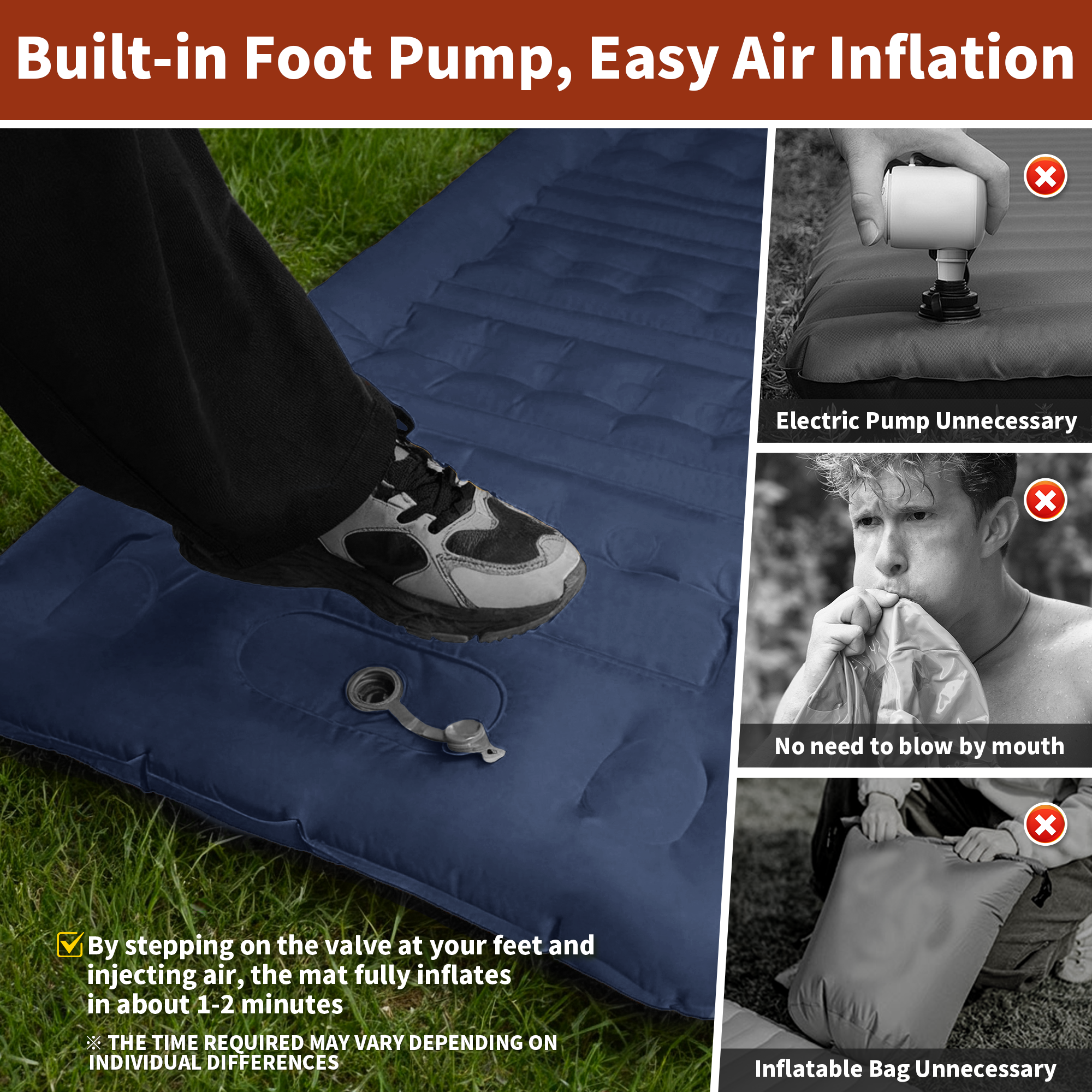 MAPLEAF 12cm Air Mattress Camp - Outdoor Camping Carpet 评论和价格