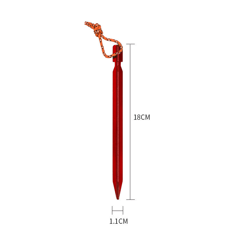 10Pcs/lot 18cm Aluminum Alloy  - Outdoor Camping Extension Cord 评论和价格
