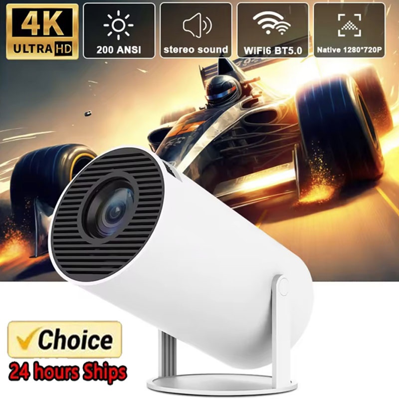New HY300 Portable 4K Projecto - Outdoor Camping Movies 评论和价格
