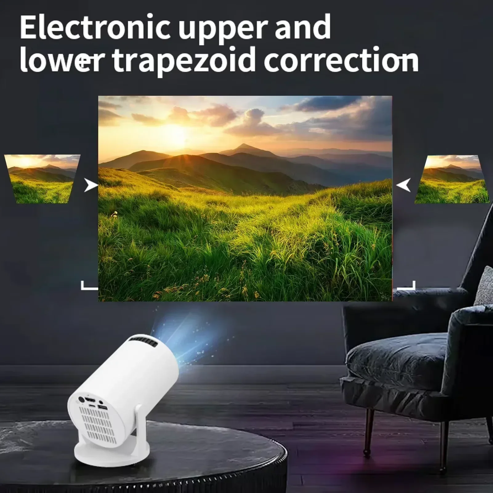 New HY300 Portable 4K Projecto - Outdoor Camping Movies 评论和价格