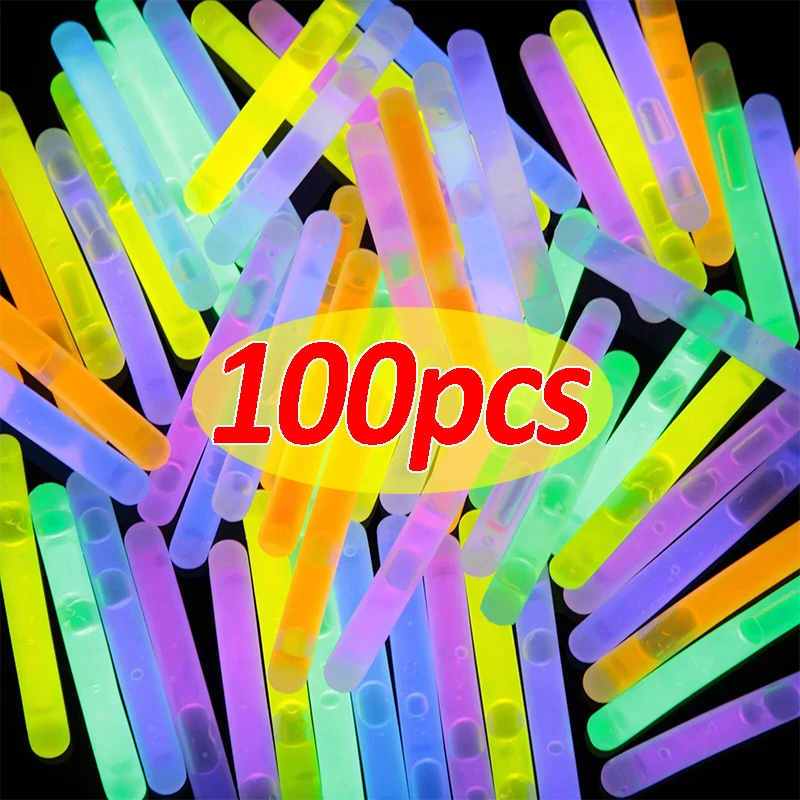 10/100x Glowing Sticks Bright  - Glow Sticks Survival 评论和价格