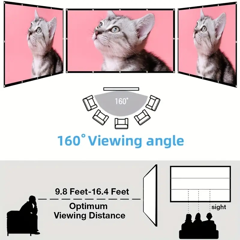 Simple wall mounted projection - Outdoor Camping Movies 评论和价格
