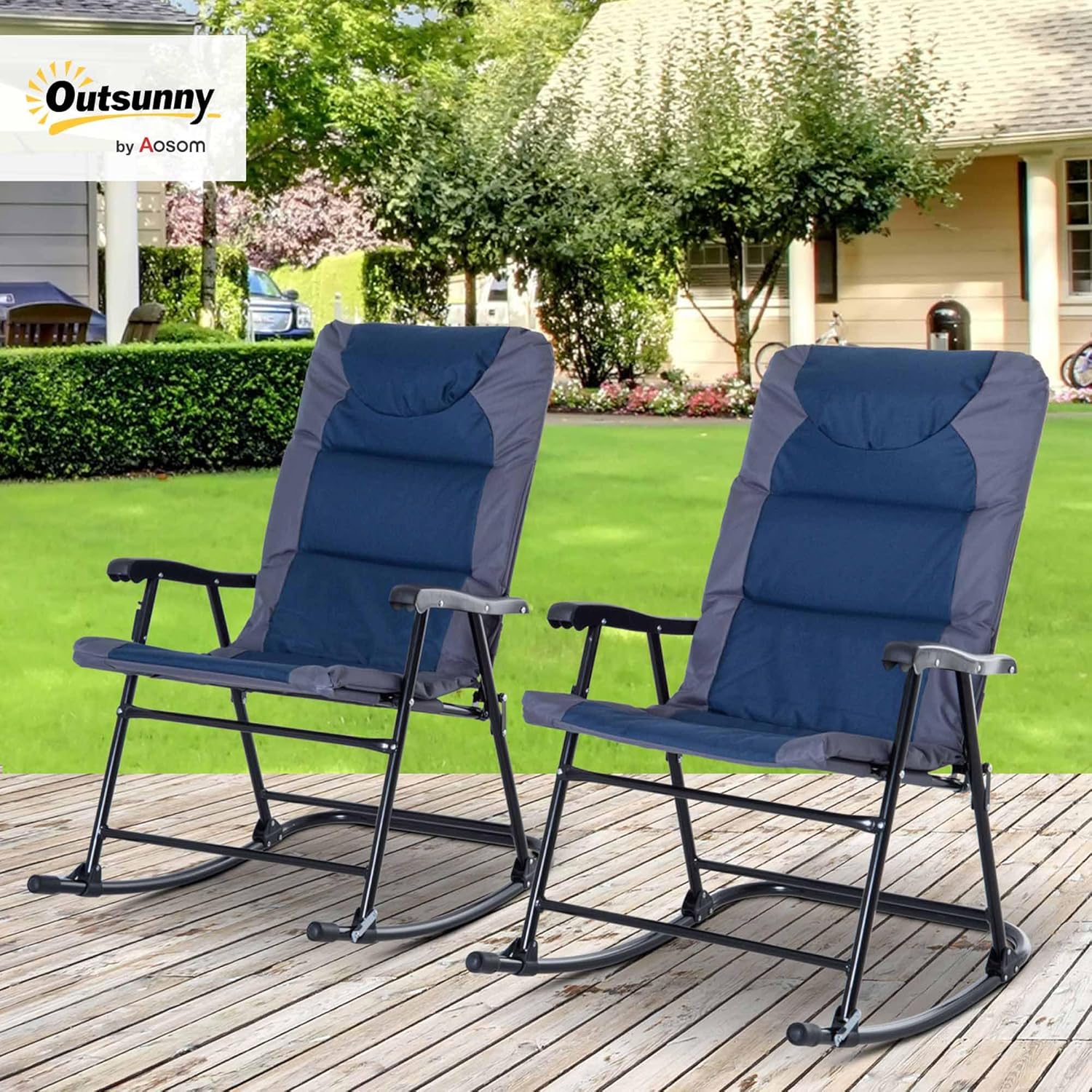 Oversized Padded Folding Rocki - Outdoor Camping High Chair 评论和价格