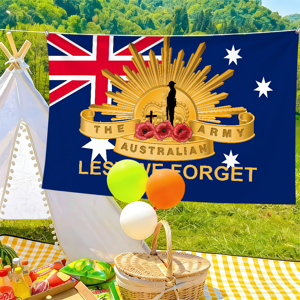 Australia Lest We Forget Flag  - Outdoor Camping Australia 评论和价格
