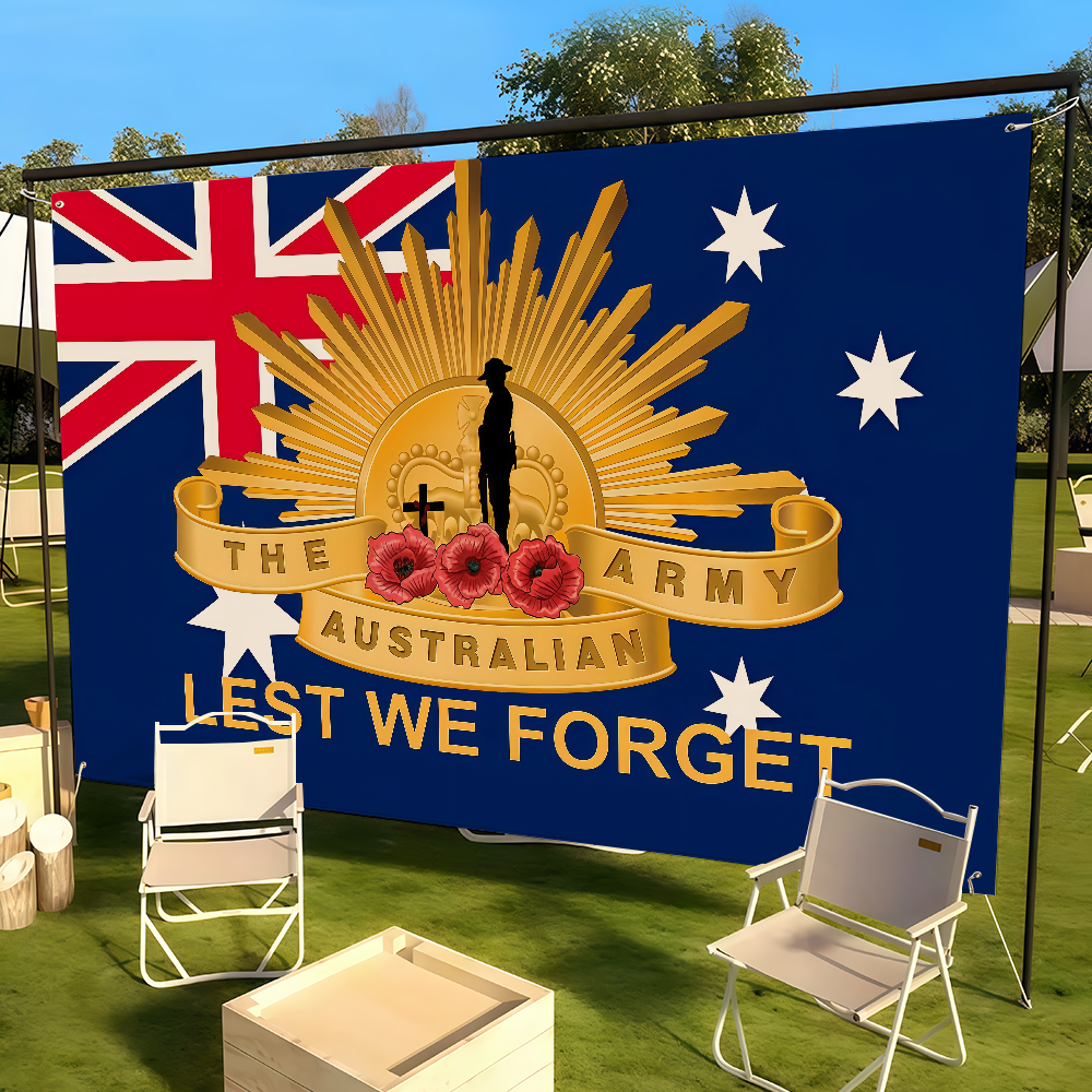 Australia Lest We Forget Flag  - Outdoor Camping Australia 评论和价格