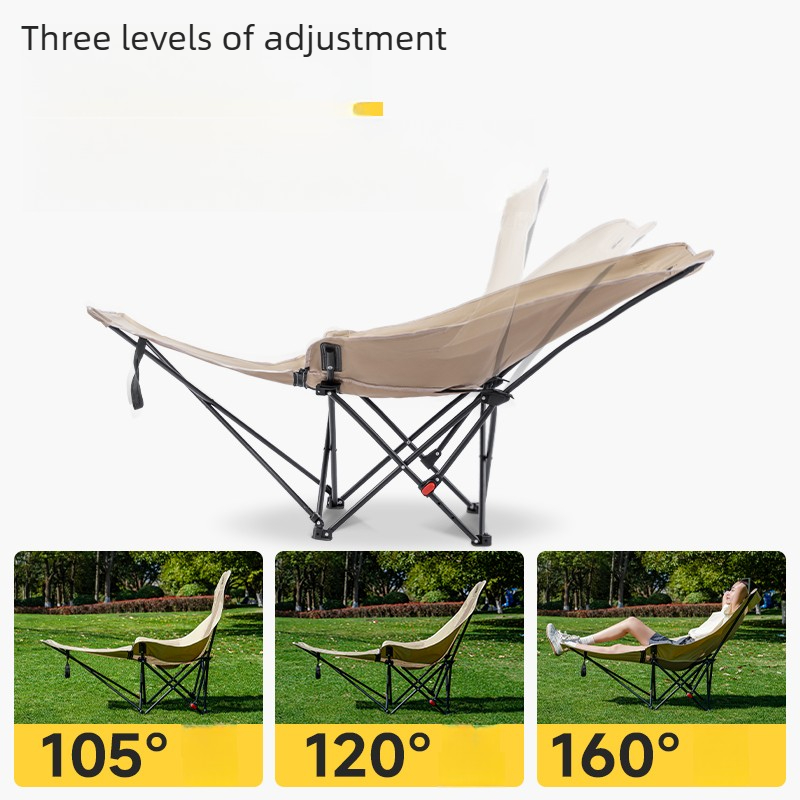 Camping Moon Chair Outdoor Fol - Outdoor Camping High Chair 评论和价格