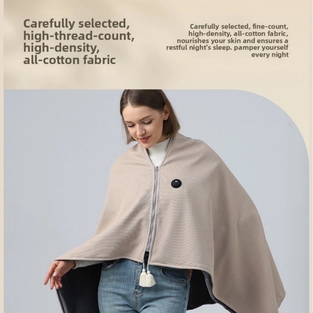 Portable Winter Shawl Blanket  - Outdoor Camping Heated Blanket 评论和价格
